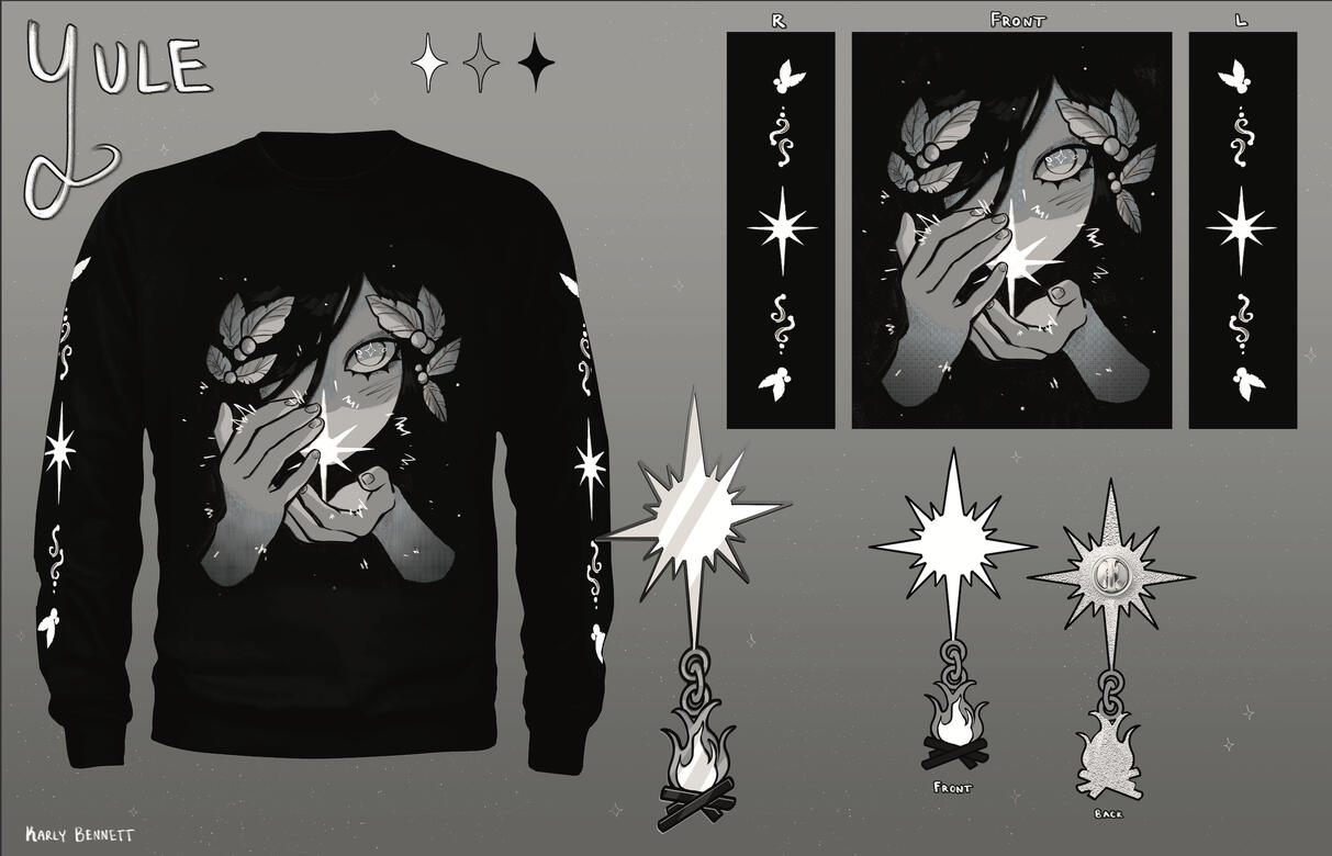 mock-up merchandise treatment digital, Clip Studio on iPad